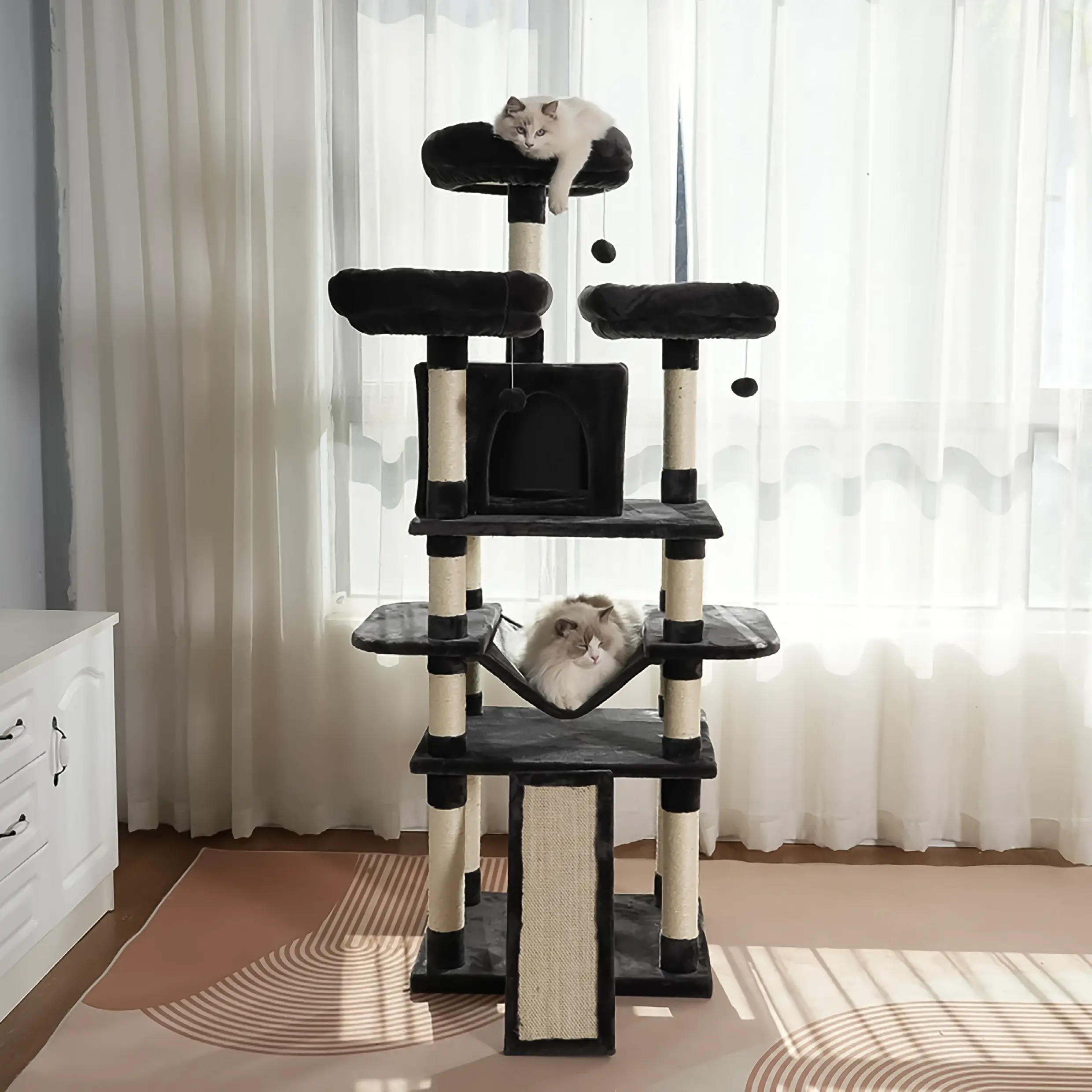 PetRhein Luxury Cat Tree-BK