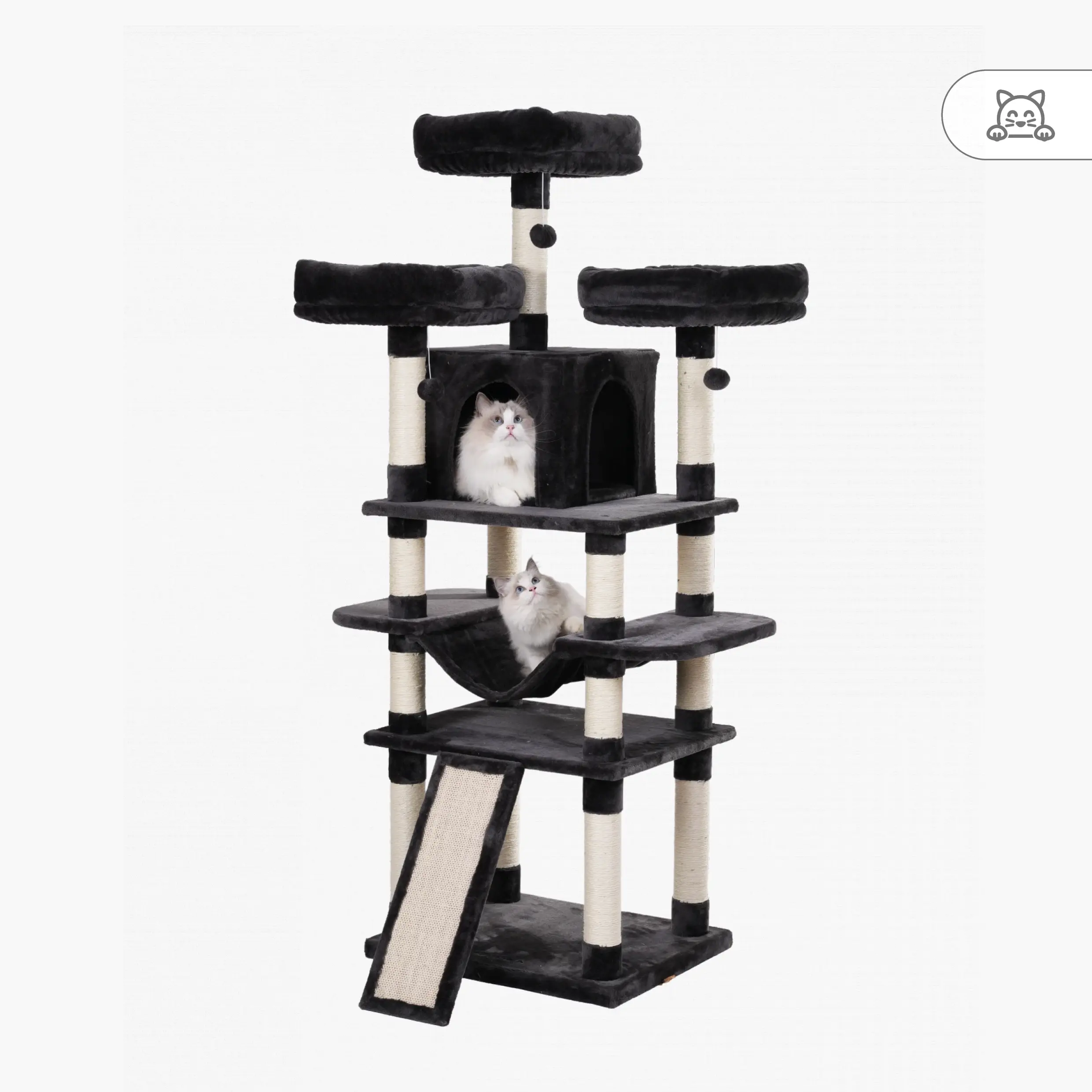 PetRhein Luxury Cat Tree-BK